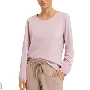 HANRO Natural Shirt Long Sleeve Shirt
Brand NEW with tags; Crepe Pink; S